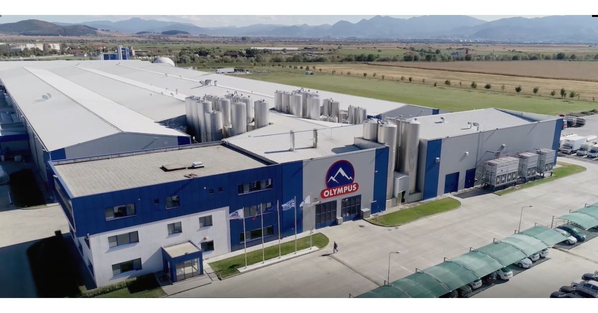 Olympus a investit aproape 140 de milioane de euro în fabrica de lapte de la Hălchiu în zece ani