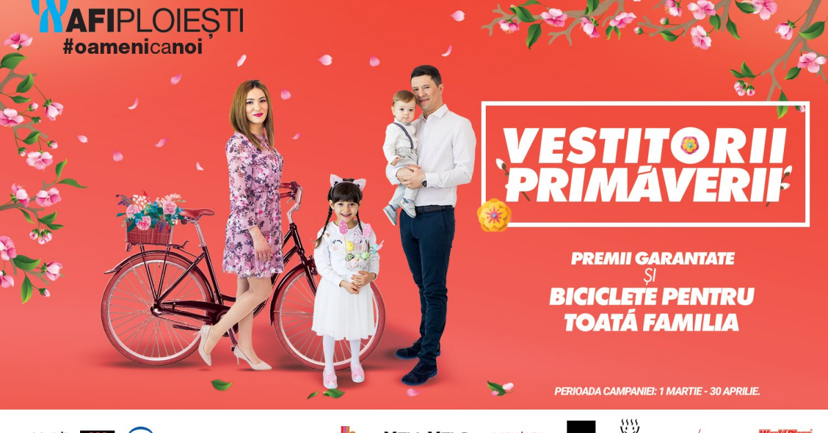 Vestitorii Primaverii la Afi Ploiesti - campanie cu premii