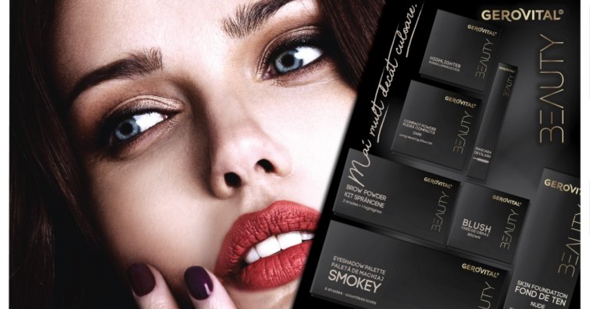 Produsele care stau la baza produselor de machiaj Gerovital Beauty