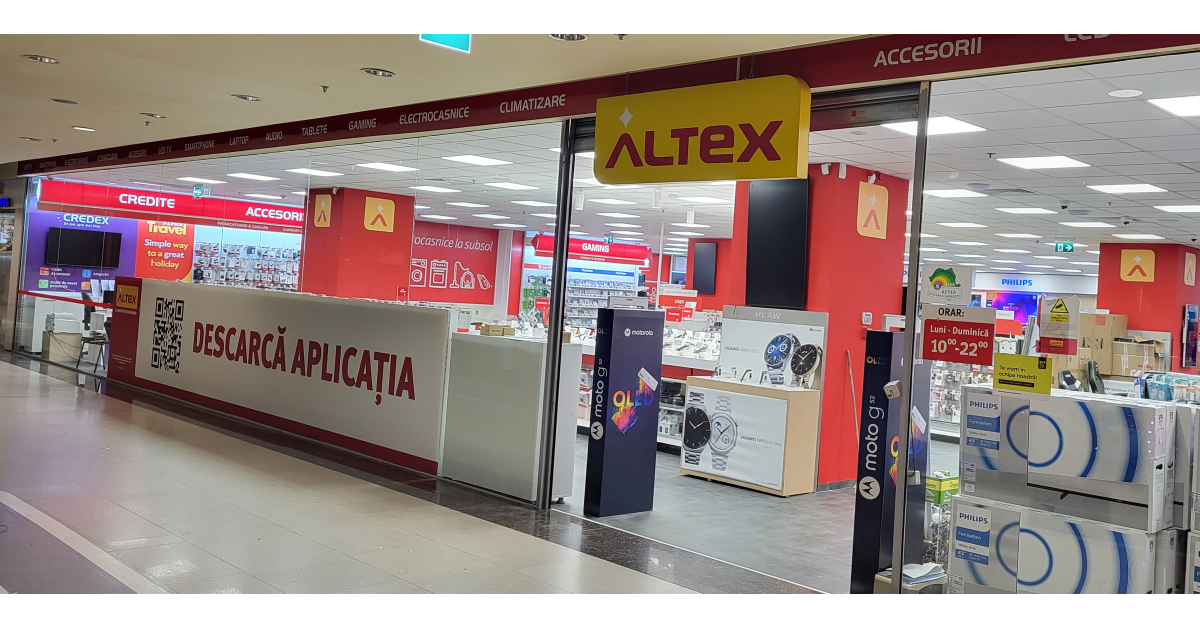 Altex a reamenajat magazinul din complexul Iulius Mall Cluj-Napoca 