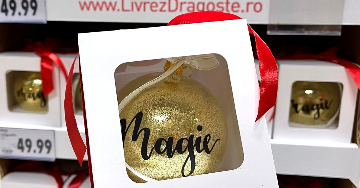 Kaufland și brandul românesc de cadouri personalizate Livrez Dragoste încep un parteneriat de Crăciun
