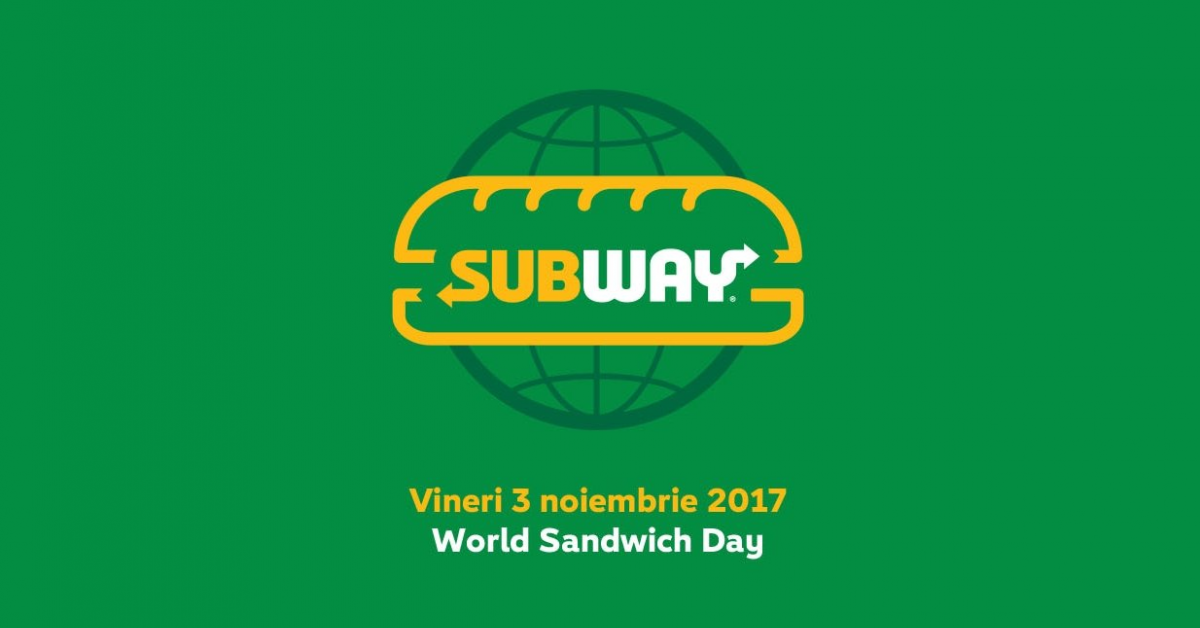 Prima editie a World Sandwich Day, sarbatorita in Romania de Subway