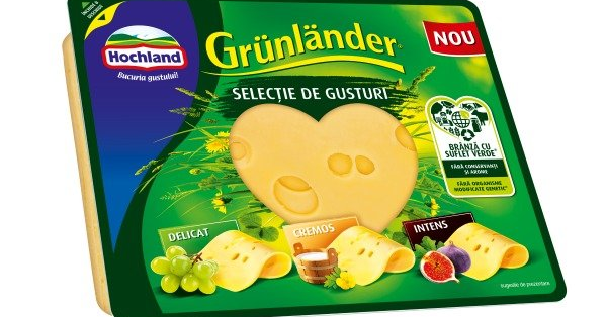 Grunlander, un nou brand de branzeturi lansat de Hochland