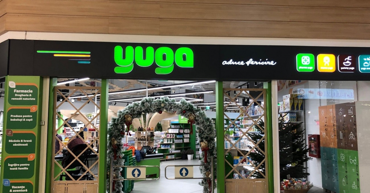 FOTO Proprietarul Christian Tour intră în retail cu Yuga, un nou concept de drogherie