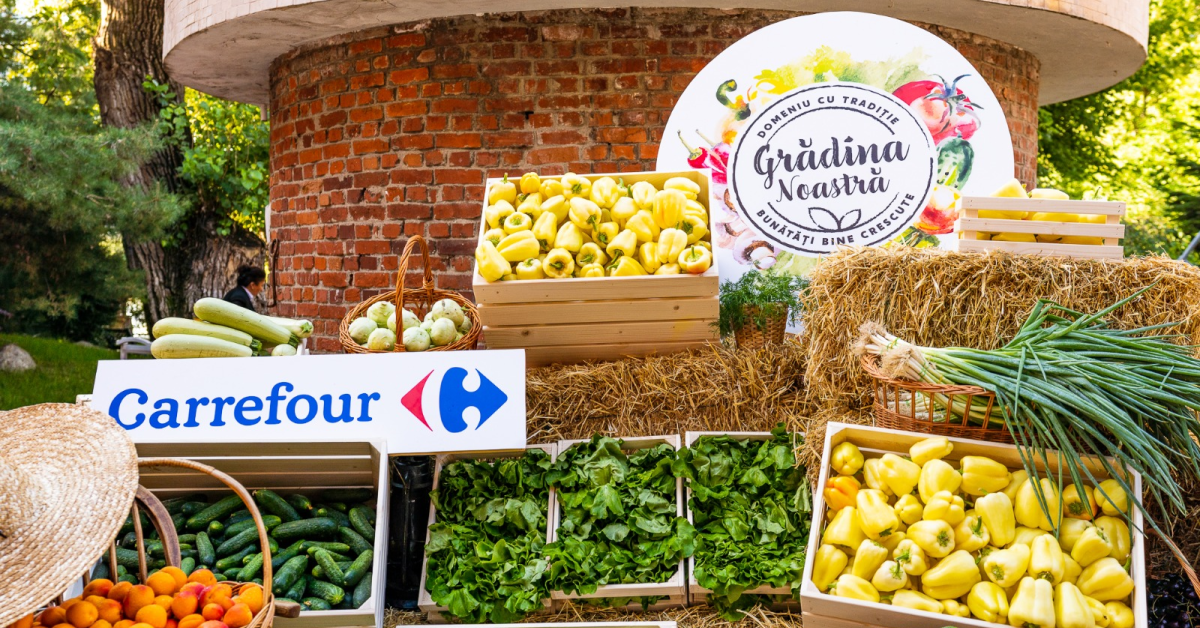 Carrefour: Fructe și legume românești, de pe câmp la raft, în mai puțin de 24 ore