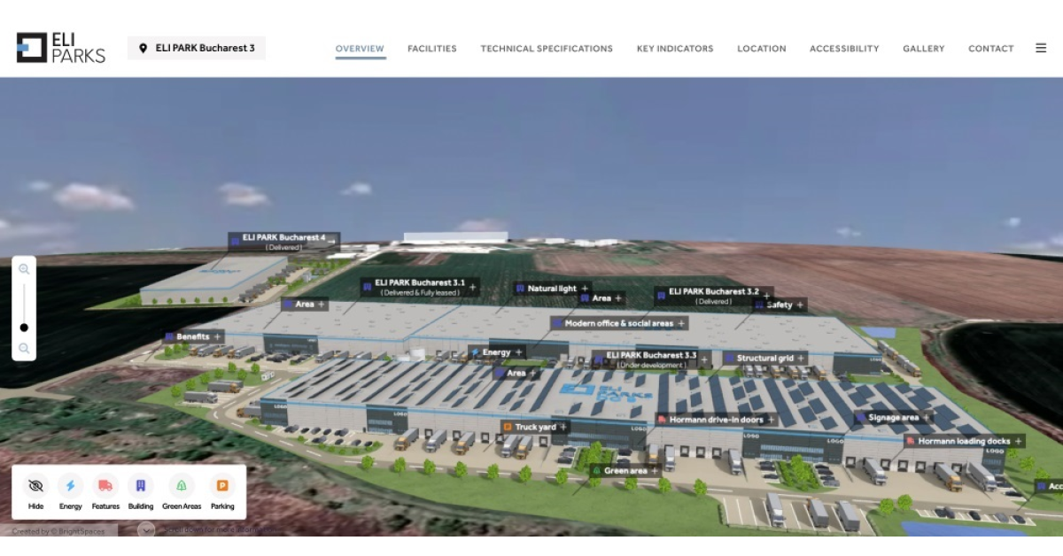 Bright Spaces lansează soluția de vizualizare online 3D a spațiilor industriale