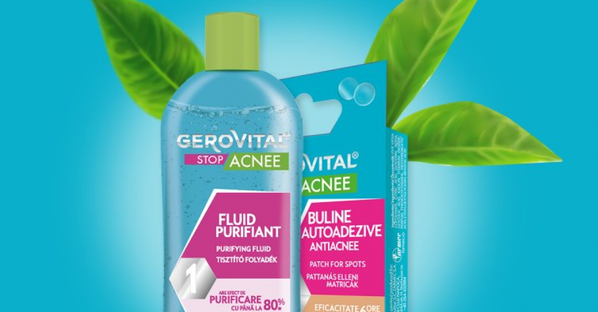 Farmec lanseaza doua produse noi impotriva acneei in gama Gerovital