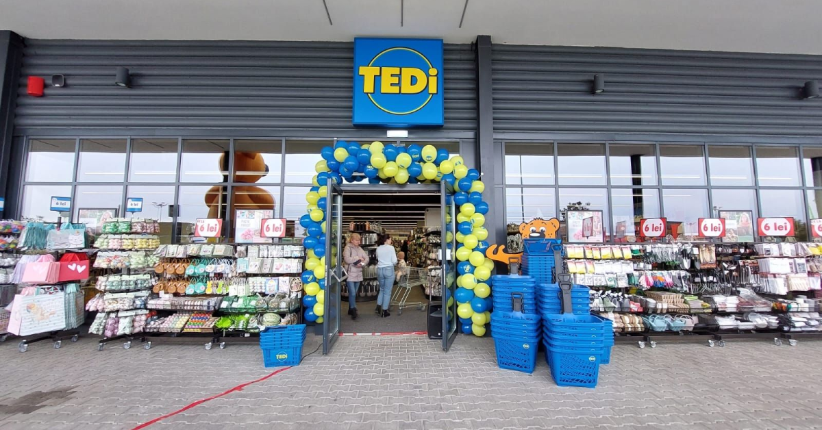 FOTO I Tedi, care vinde și produse la un euro, a deschis încă un magazin în România