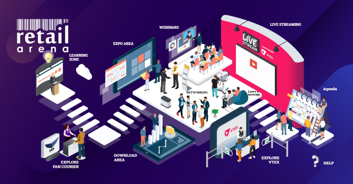 retailArena 2020 – retailAboveCorona: Retailing in times of crisis, ediția hibrid în platforma IC Virtual Events, a strâns o audiență impresionantă 
