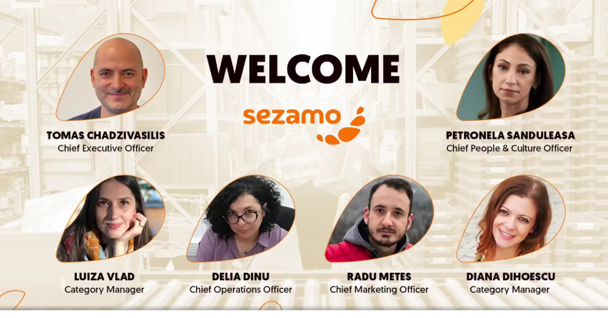Supermarketul online Sezamo și-a stabilit conducerea și a recrutat oameni din companiile Altex, Vivre, Auchan și Profi