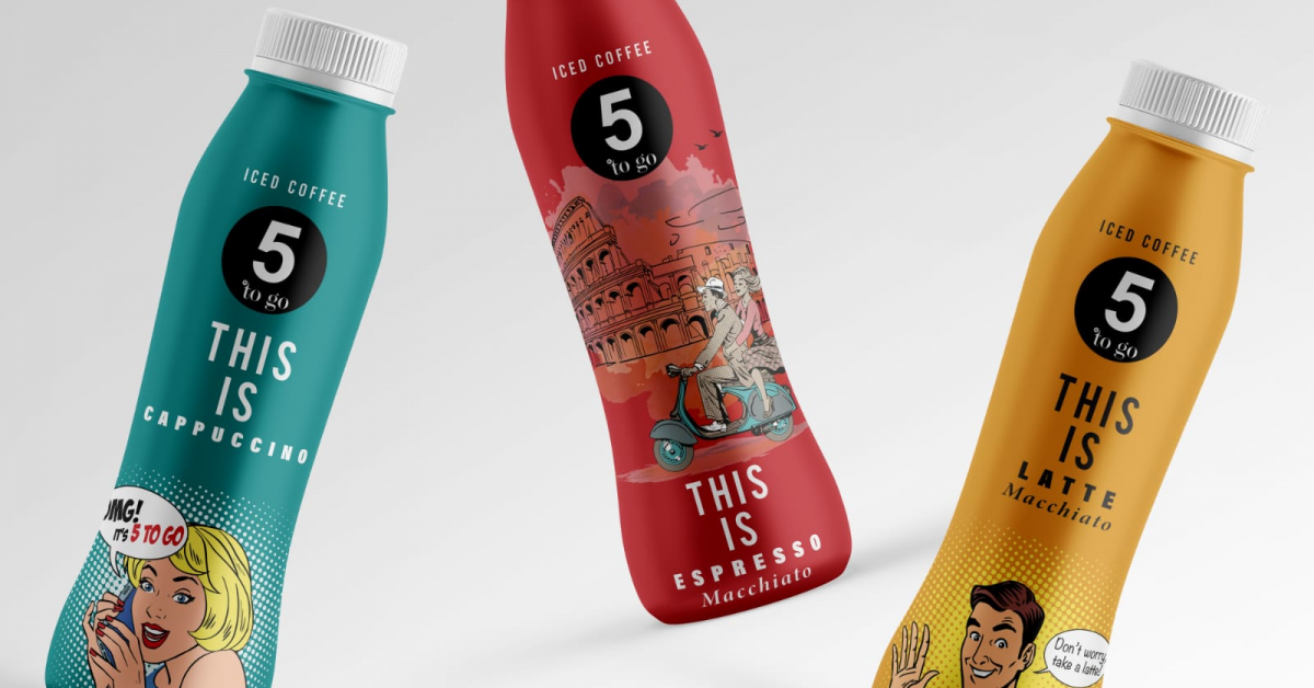 Lanțul românesc de cafenele 5 to go lansează produse ready to drink pe bază de cafea pentru retail 