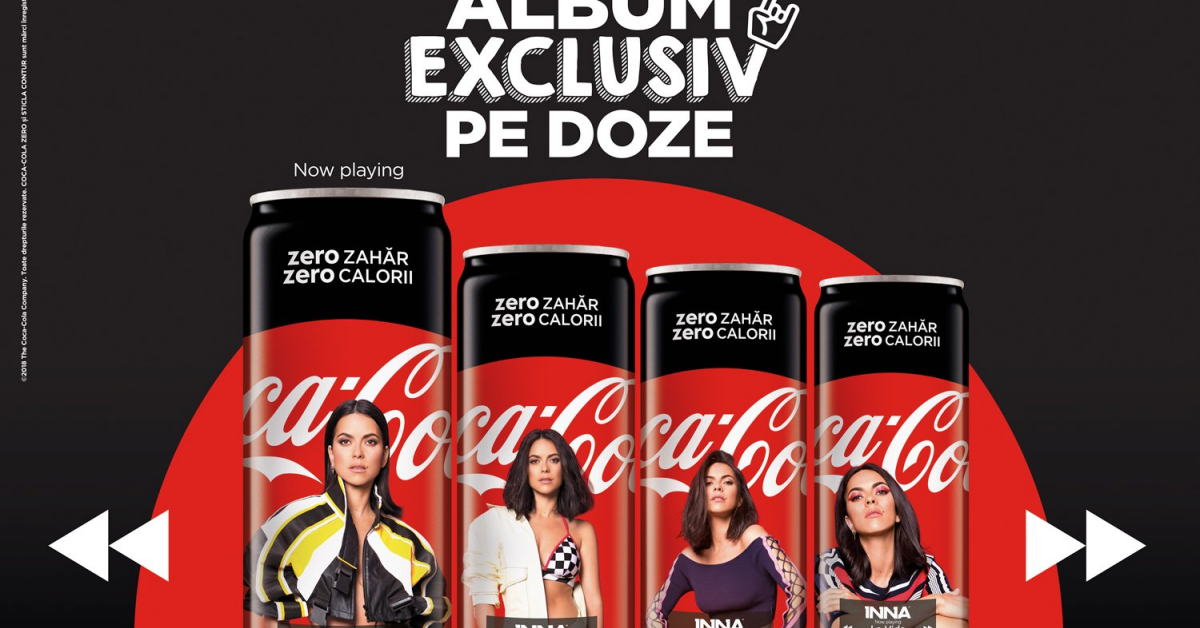 Inovatie Coca-Cola: primul album de muzica lansat in Romania pe dozele de suc