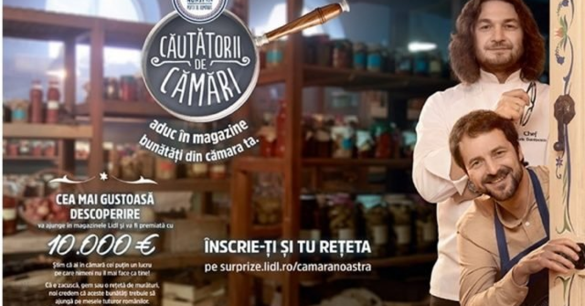 Cautatorii de Camari - concurs de la Lidl cu premiu de 10.000 de euro