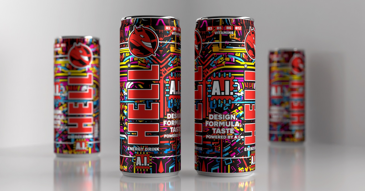 HELL ENERGY a creat prima băutură energizantă cu ajutorul inteligenței artificiale