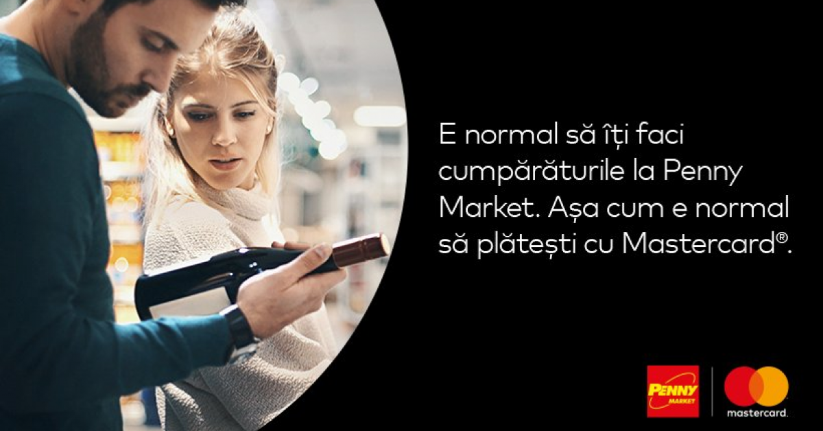 E normal sa platesti cu Mastercard: o noua campanie Penny Market pentru cumparaturi in magazine