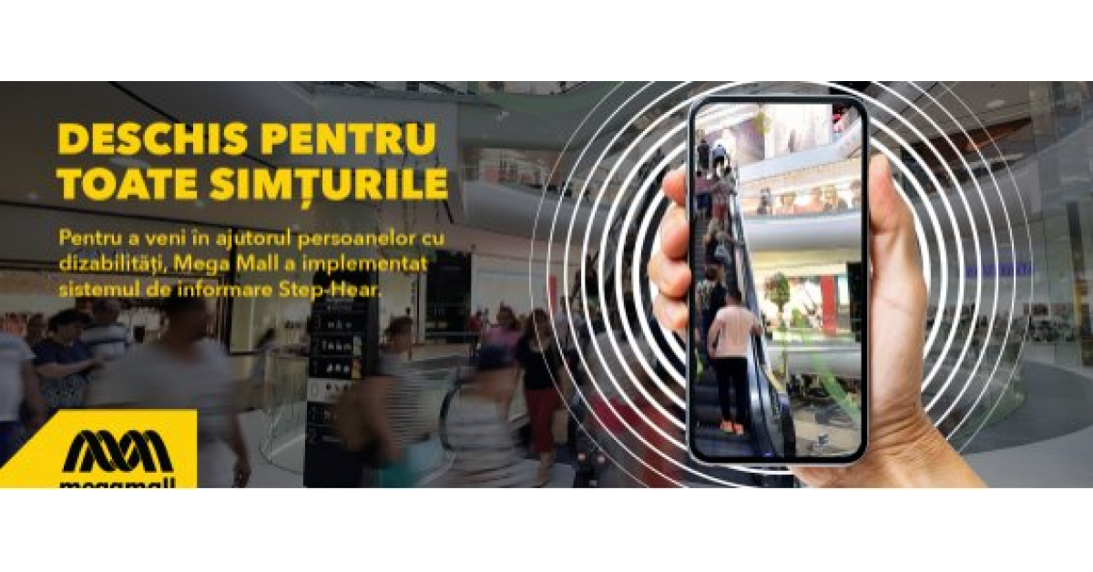 Mega Mall devine primul mall ușor accesibil persoanelor cu deficiențe de vedere