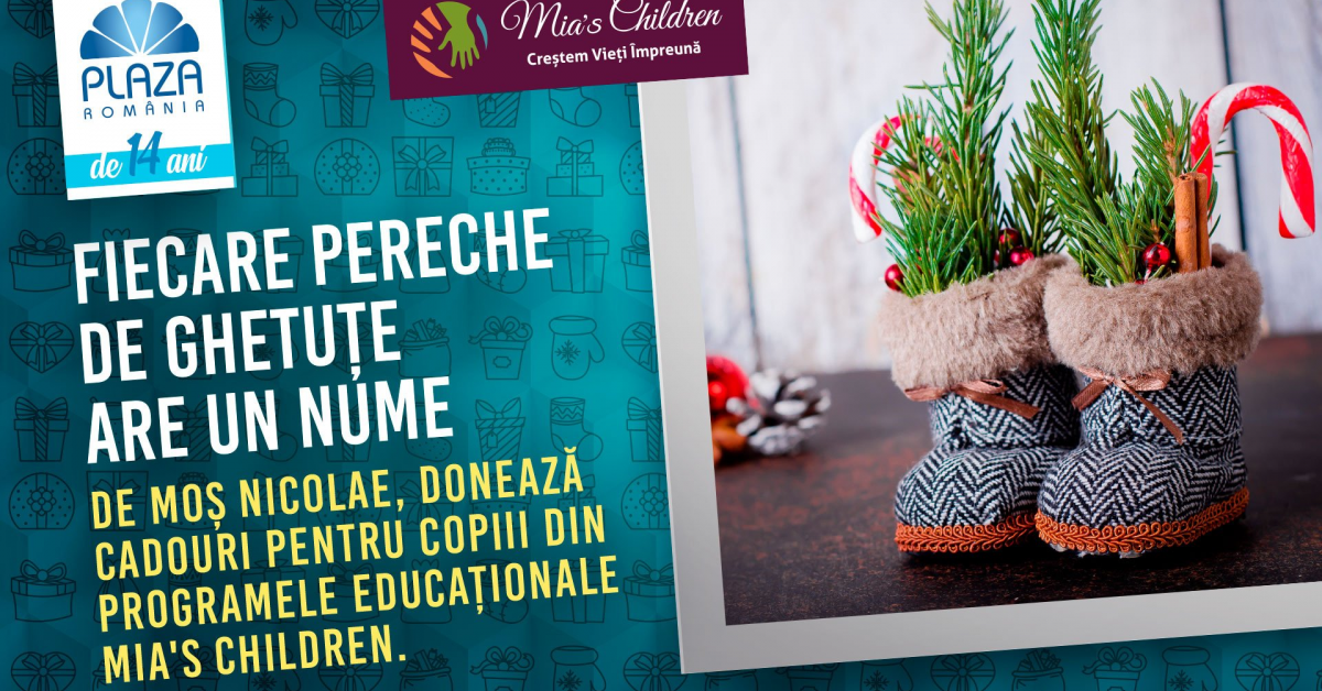 La Plaza Romania, ghetutele copiilor din familii defavorizate sunt gata sa primeasca cadouri de Mos Nicolae 
