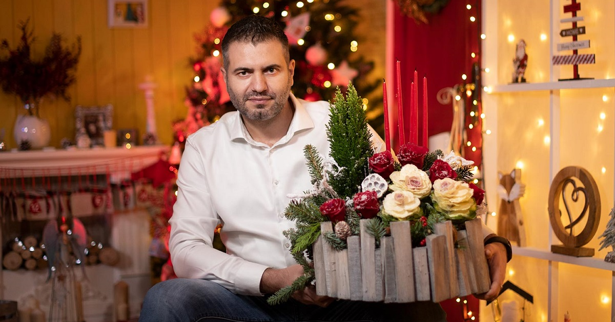 FlorideLux.ro estimează un volum dublu de comenzi de flori și decorațiuni în perioada Sărbătorilor