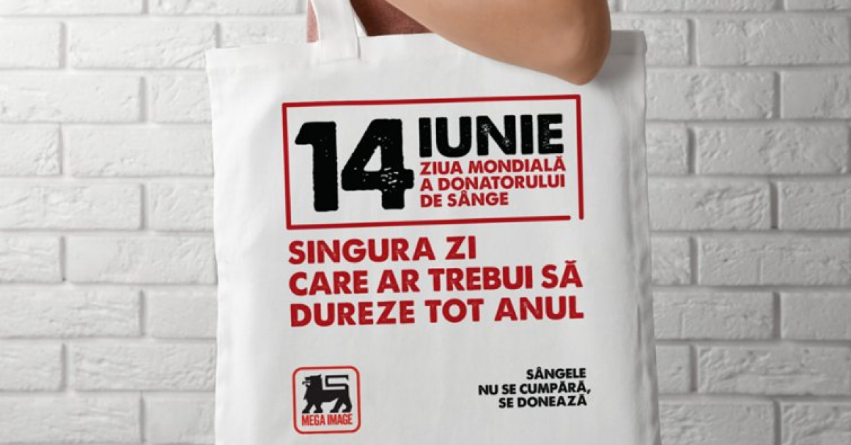 Mega Image continua programul de constientizare asupra donarii de sange