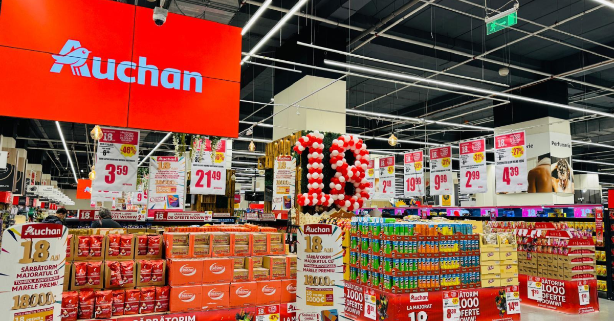 Auchan readuce în magazine o nouă ediție a Cărucioarelor Misterioase: tombolă cu un premiu în valoare de 18.000 de euro 