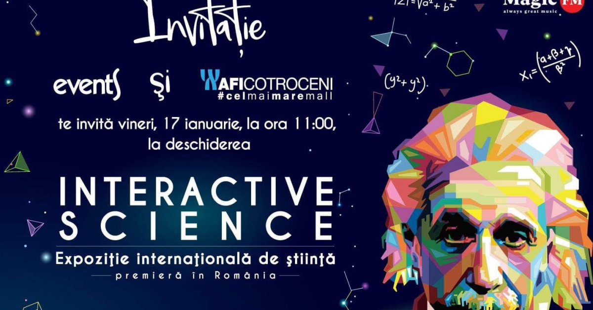 AFI Cotroceni gazduieste Expozitia internationala de stiinta Interactive Science 