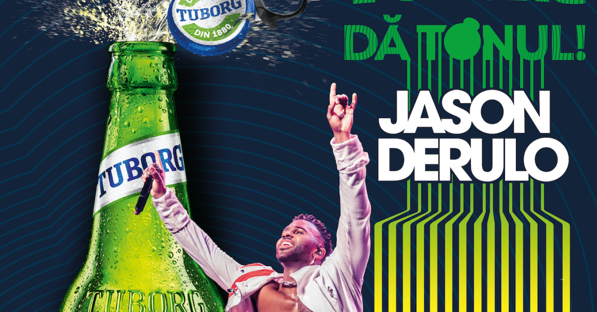 Jason Derulo este noul brand ambasador al Tuborg