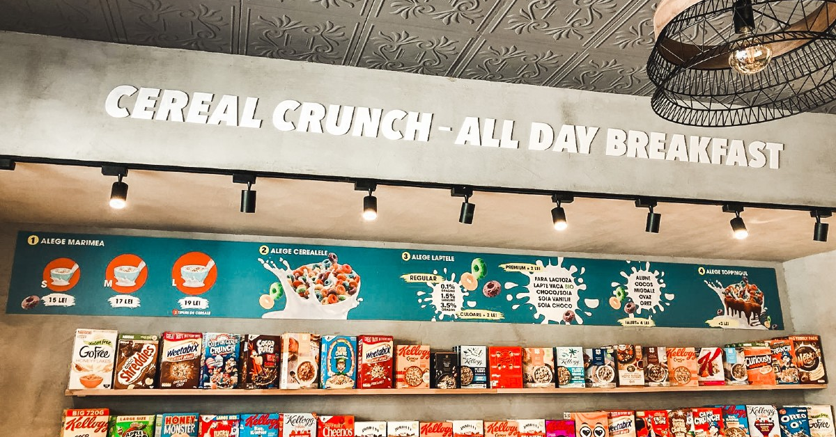 Cereal Crunch deschide prima franciză a grupului la Craiova 