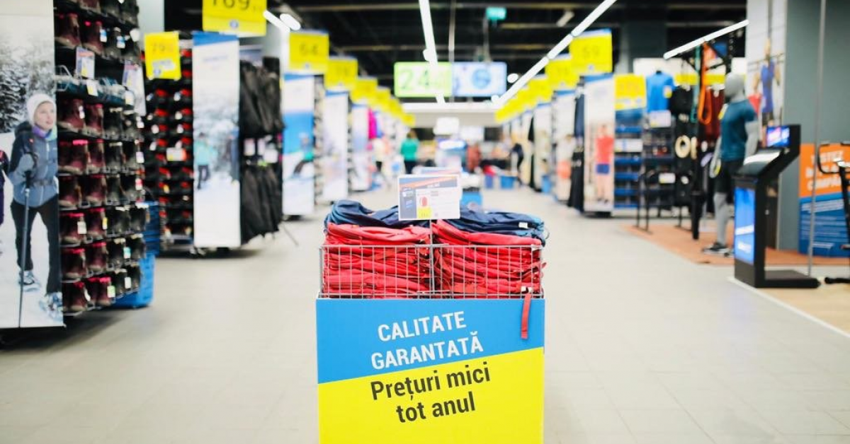 Decathlon deschide un nou magazin, intr-un centru comercial din capitala