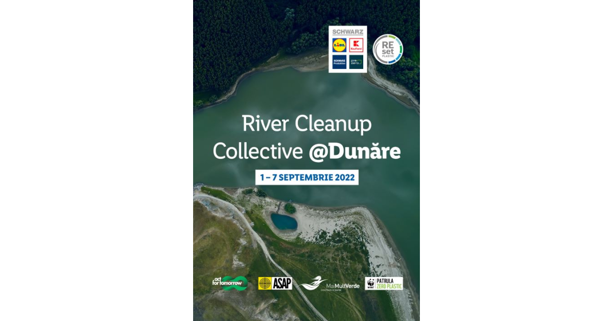 Kaufland România și Lidl România se alătură programului River Cleanup Collective @Dunăre