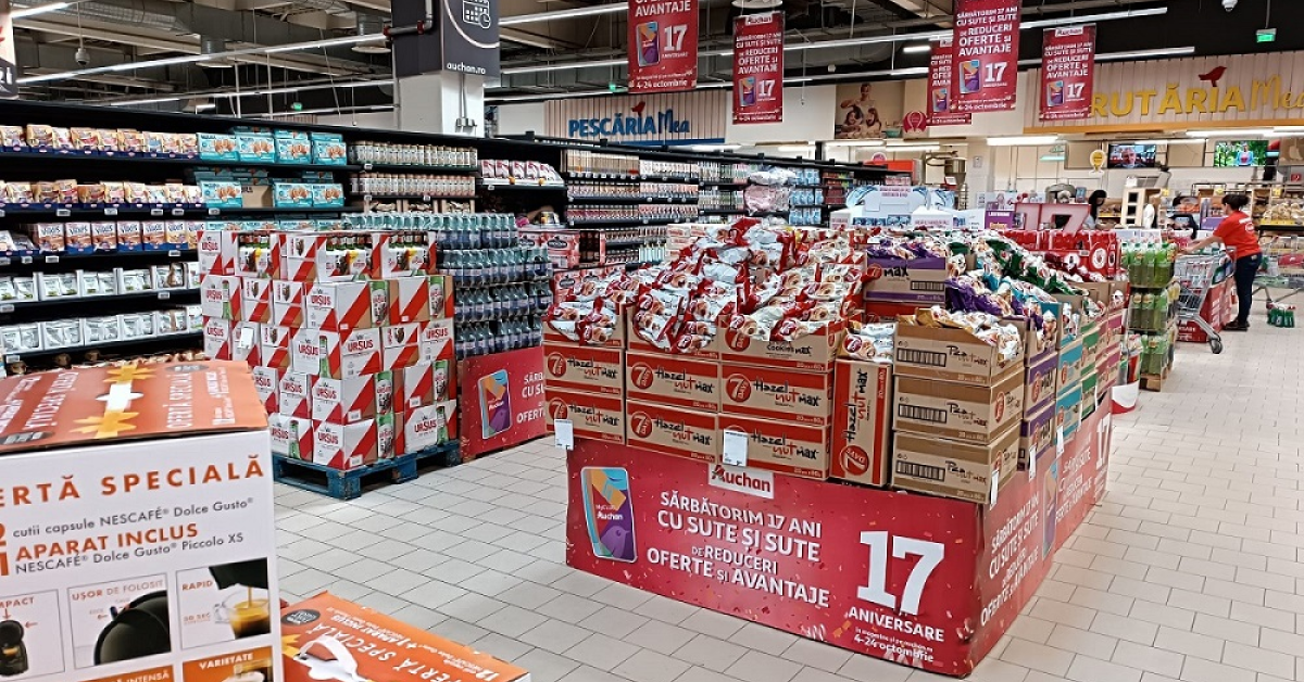 Promoții, reduceri și tombolă cu premii în bani la Auchan. În ce perioadă se desfășoară 