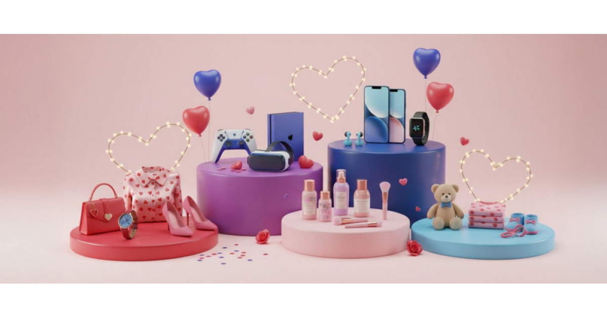  eMAG: Ce cadouri comandă românii pe ultima sută de metri cu ocazia Valentine’s Day 