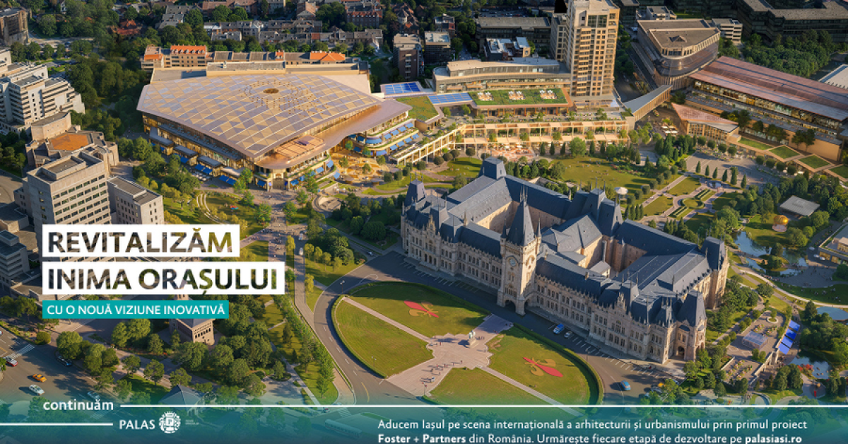 Palas Iaşi intră într-o renovare de 80 de milioane de euro: branduri în premieră regională, experiențe noi de dining și recreere, nou centru de conferințe, parc extins și mai multe evenimente