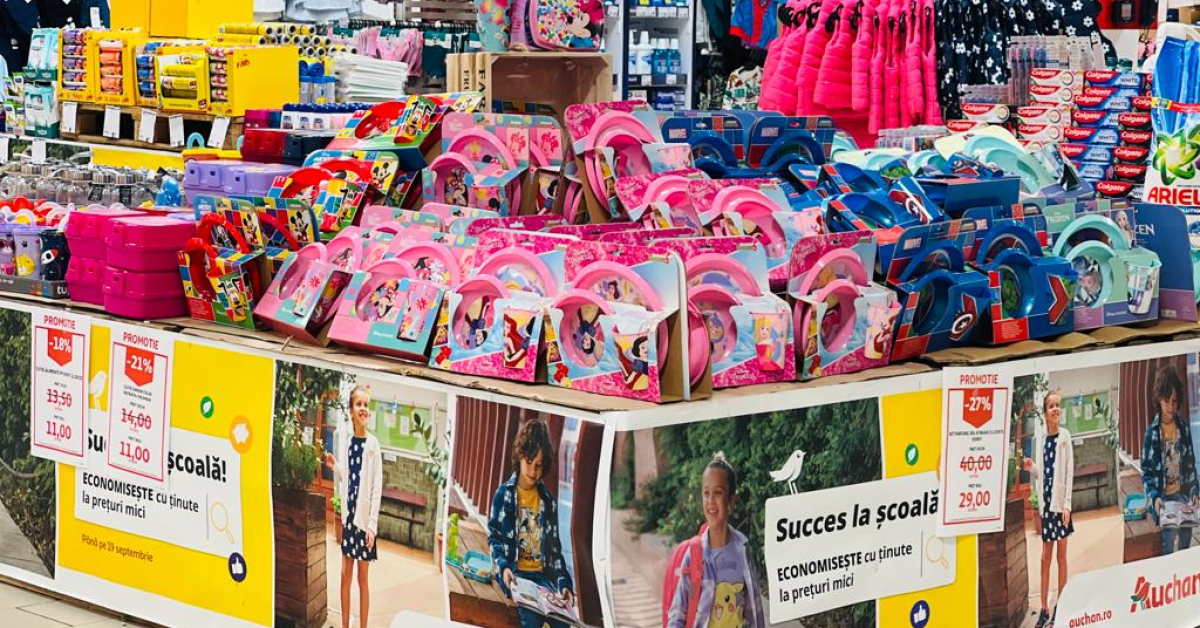 Back to School la Auchan: Ce reduceri și oferte a pregătit retailerul 