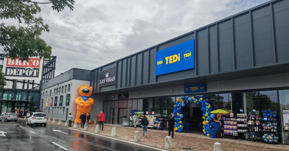 TEDi, retailerul german care vinde și produse la un euro, a deschis cel mai mare magazin din rețeaua din România