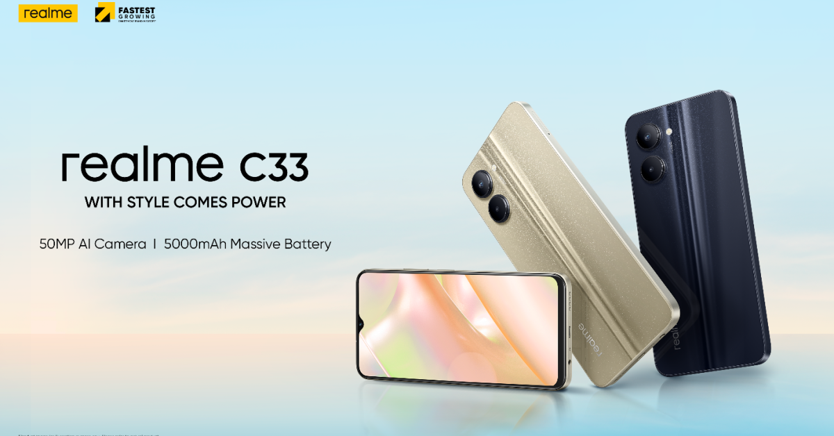 realme a lansat telefonul C33
