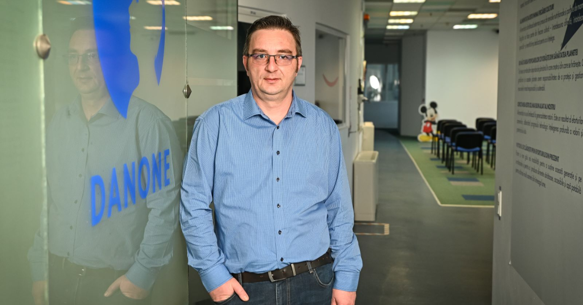 Bogdan Joița preia locul lui Cătălin Manoli la conducerea fabricii Danone din București