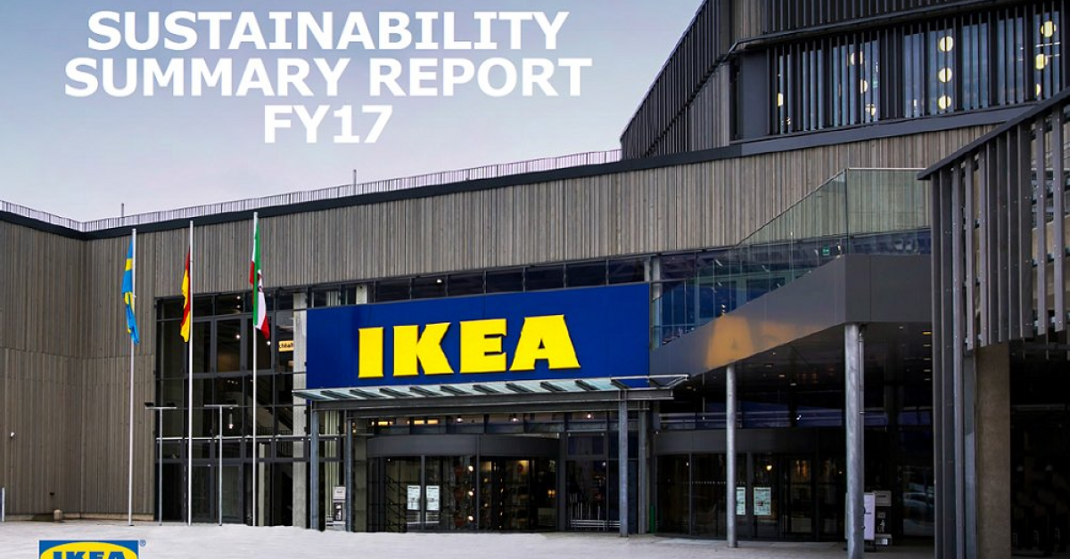 IKEA Group lanseaza Sustainability Summary Report pentru anul financiar 2017