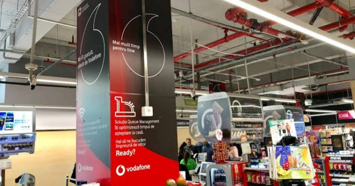 S-a lansat primul magazin inteligent din Romania - Mega Image a colaborat cu Vodafone