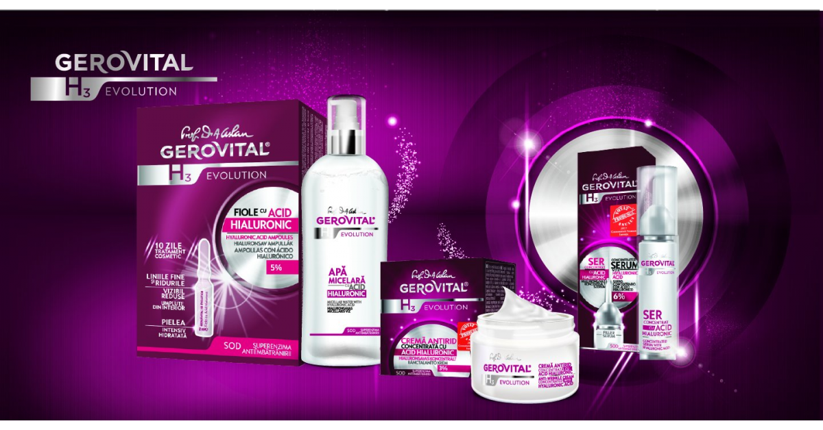 Gerovital isi mentine pozitia de lider de piata cosmeticelor antirid