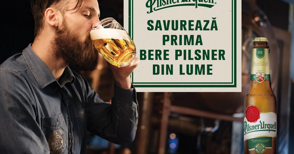 Producătorul Pilsner Urquell lansează noi ambalaje pentru berile din portofoliu