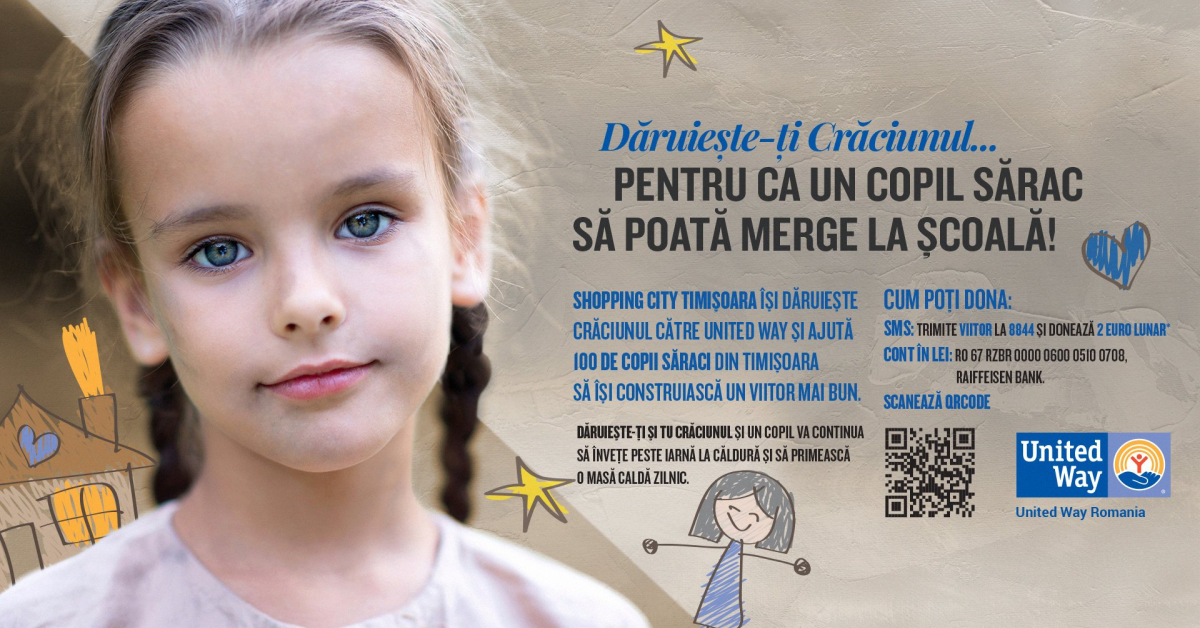 Shopping City Timisoara - campanie de Craciun pentru 100 de copii