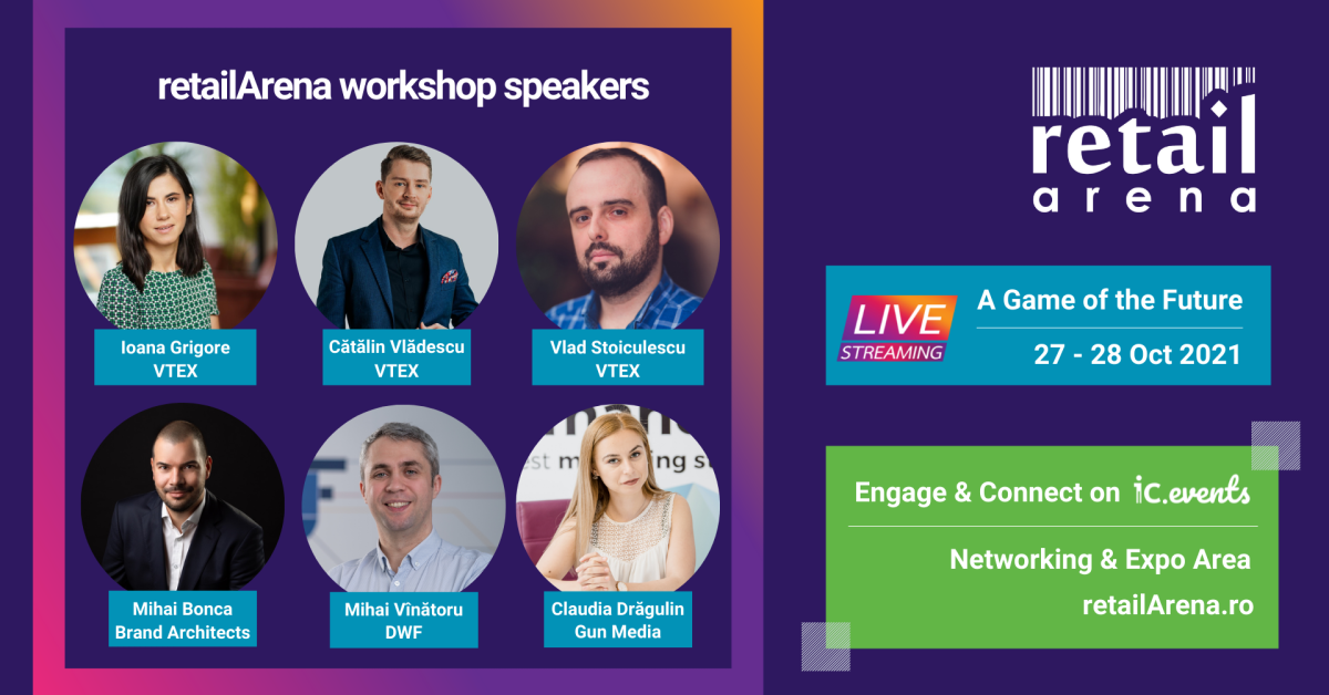 Înscrie-te la workshop-urile retailArena: A Game of the Future și învață cum să ai grijă de afacerea ta în online
