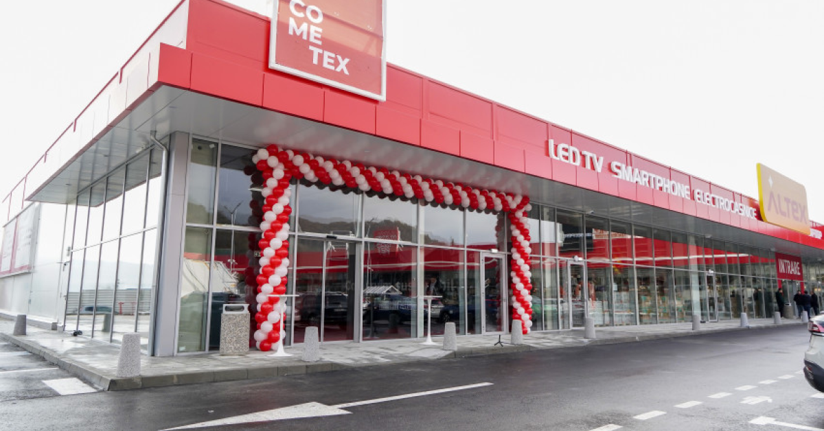 Dezvoltatorul de parcuri comerciale Cometex, deținut de Dan Ostahie, a inagurat un nou parc de retail în România