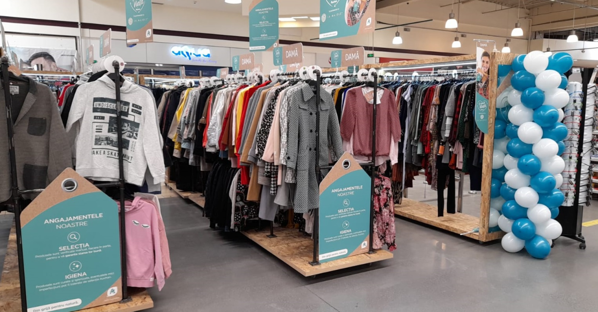 Cape Split Relatively Auchan deschide un nou magazin cu haine second-hand