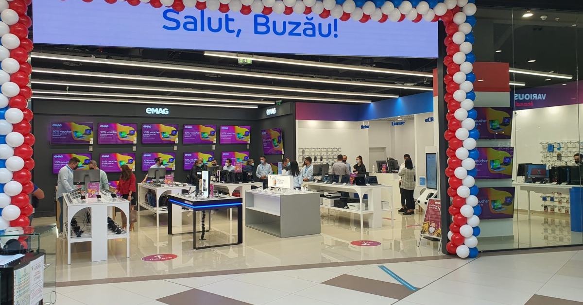 eMAG inaugurează primul showroom din Buzău