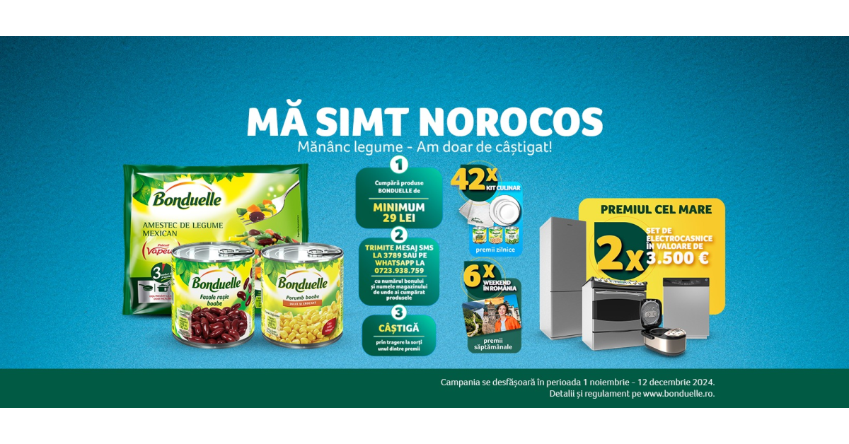 Bonduelle, campanie de marketing 360º – în retailul modern, cel tradițional și pe platformele online