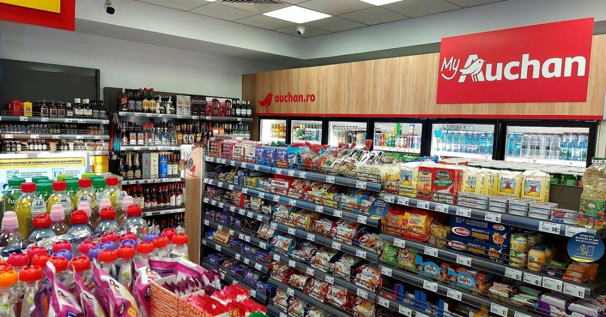 Auchan acceptă plata cu tichetele sociale emise de Up România și Sodexo