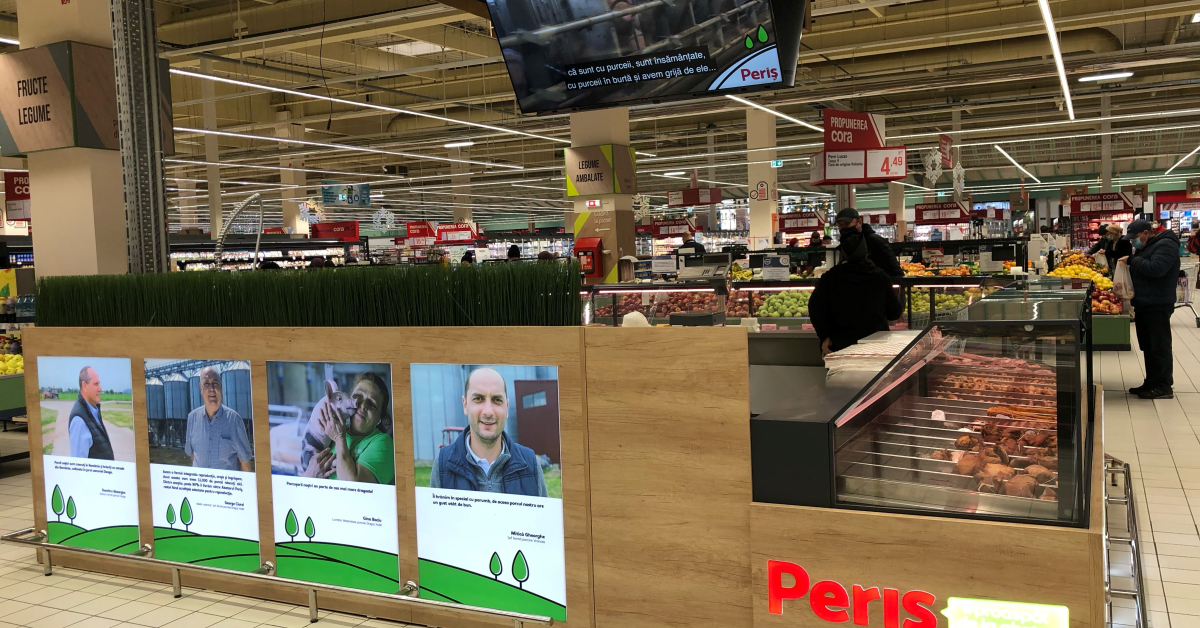 Cora începe un parteneriat cu Abatorul Periș pentru susținerea cărnii românești