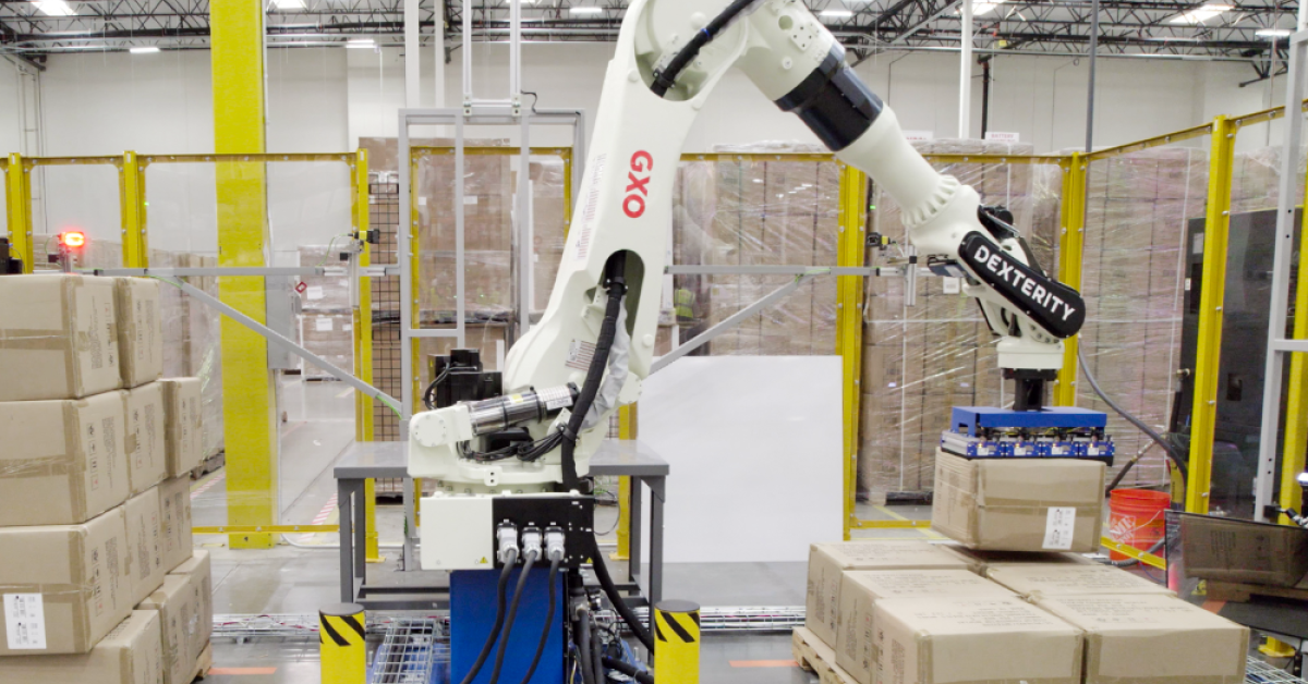 GXO a introdus în depozit roboți Dexterity, bazați pe inteligență artificială