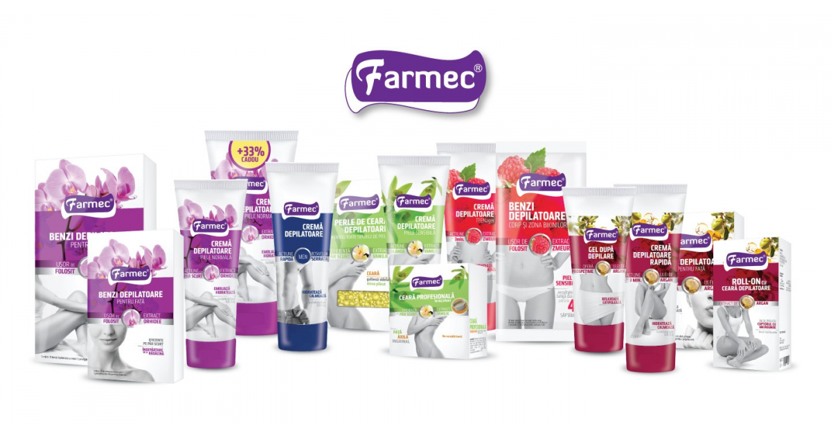 Farmec, lider pe piata produselor depilatoare